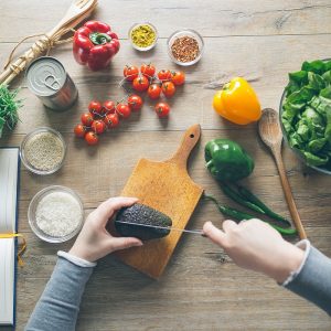 Preparing food