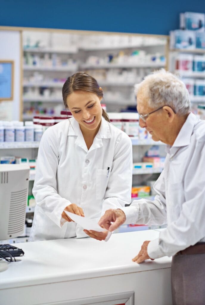 Pharmacist and Patient